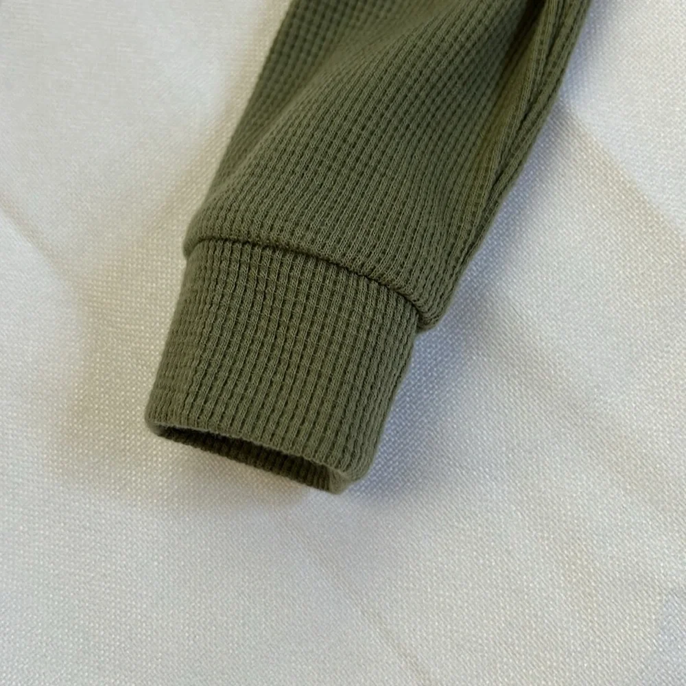 Okie Dokie 6M One Piece Olive Green with Snap bottom. NWT.